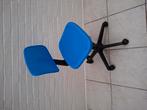 Bureaustoel Ikea met wieltjes, Ophalen of Verzenden, Zo goed als nieuw, Blauw, Bureaustoel