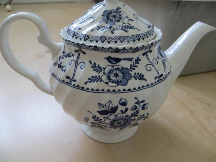 johnson brothers/theepot/Blue Indies/servies/Engeland/schaal, Huis en Inrichting, Keuken | Servies, Zo goed als nieuw, Overige typen