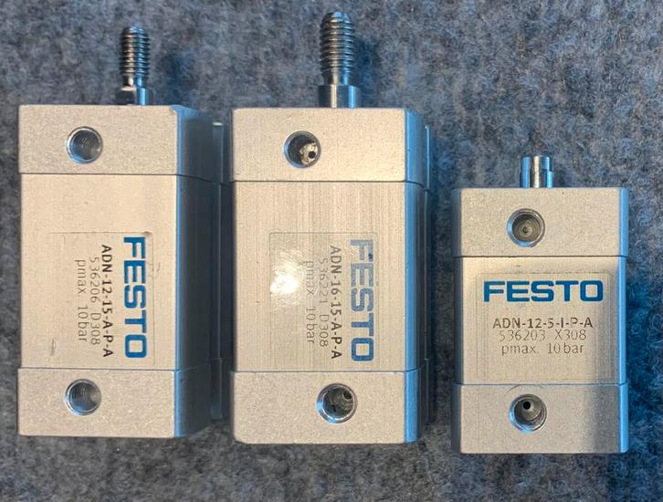 Diverse Festo ADN cilinders te koop, Hobby en Vrije tijd, Elektronica-componenten, Zo goed als nieuw, Ophalen of Verzenden