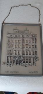 glas in lood raamhanger cafe Americain Amsterdam Leidseplein, Ophalen of Verzenden