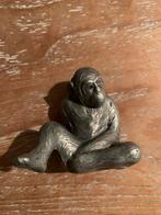 Brutale aap - oud metalen beeldje - tin?, Verzamelen, Dierenverzamelingen, Ophalen of Verzenden, Zo goed als nieuw, Beeldje of Figuurtje