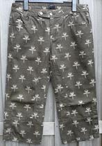 Didi ¾ broek van katoen met opdruk in bruin en beige maat 42, Kleding | Dames, Bruin, Maat 42/44 (L), Didi, Ophalen of Verzenden