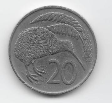 Nieuw-Zeeland 20 cents 1979 KM# 36.1 beschikbaar voor biedingen