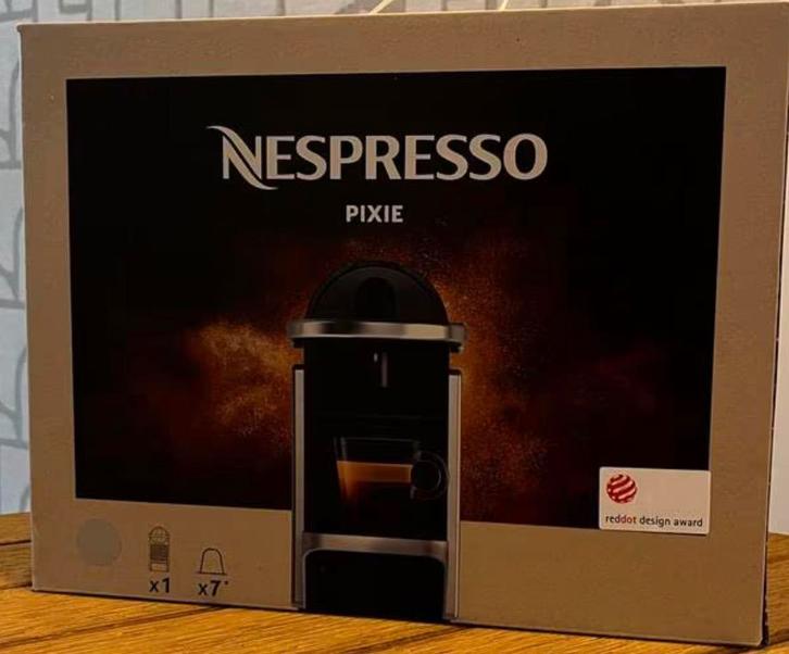 Nespresso pixie koffie apparaat NIEUW IN DOOS, Witgoed en Apparatuur, Koffiezetapparaten, Nieuw, Koffiepads en cups, Koffiemachine