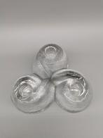 Orrefors Sweden glas kandelaar vintage met origineel etiket, Verzenden, Overige materialen, Minder dan 25 cm