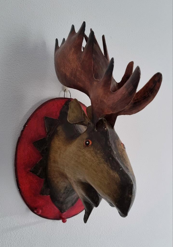 Eland kop van metaal.  Kerstdecoratie,  kapstok, Diversen, Kerst, Ophalen of Verzenden
