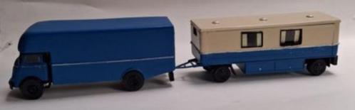 DAF zestreper tappissiere met salonwagen kermis, Hobby en Vrije tijd, Modelauto's | 1:50, Nieuw, Bus of Vrachtwagen, Lion Toys