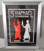 ingelijste Franse art deco advertentie, poster St Raphael, Rechthoekig Staand, Met lijst, Ophalen of Verzenden, Zo goed als nieuw