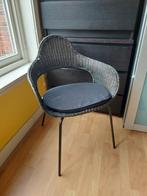 Ikea stoel rattan/metaal, Huis en Inrichting, Ophalen, Gebruikt, Zwart, Ikea stoel rattan/metaal