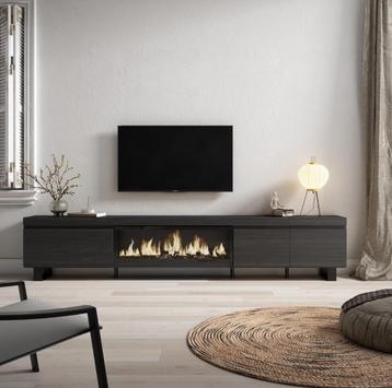 TV-Meubel, Lowboard, Elektrische haard XXL beschikbaar voor biedingen