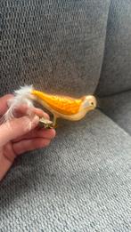 antieke kerstbal  vogel op knijper, Diversen, Kerst, Ophalen of Verzenden