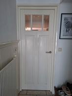 Binnendeur 3 ruits stomp jaren 30 stijl (3 stuks), Ophalen, Minder dan 80 cm, Binnendeur, Zo goed als nieuw