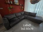 Grijze hoekbank in zeer goede staat, Huis en Inrichting, Banken | Bankstellen, Ophalen, Hoekbank, 300 cm of meer, 75 tot 100 cm
