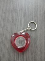 Valentijnsdag sleutelhanger hart met foto, liefde, rood, Ophalen of Verzenden, Gebruikt, Overige typen
