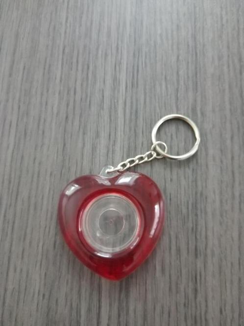 Valentijnsdag sleutelhanger hart met foto, liefde, rood, Verzamelen, Sleutelhangers, Gebruikt, Overige typen, Ophalen of Verzenden