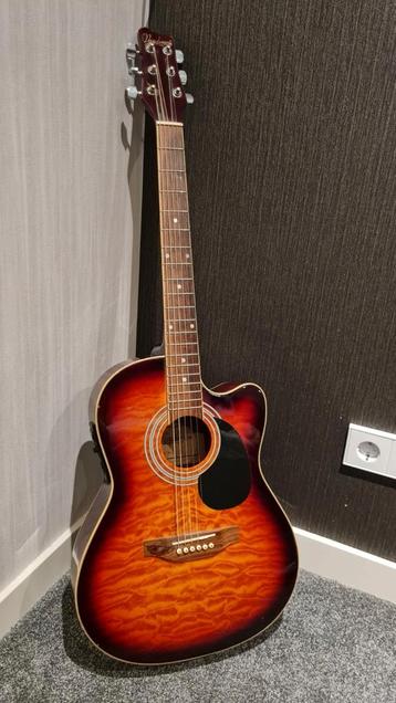 Vanderson Semi Akoestische gitaar. Perfect voor instap beschikbaar voor biedingen