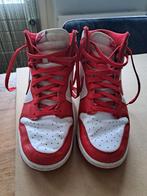 Nike Dunk High Championship White Red, Wit, Nike, Ophalen of Verzenden, Sneakers of Gympen