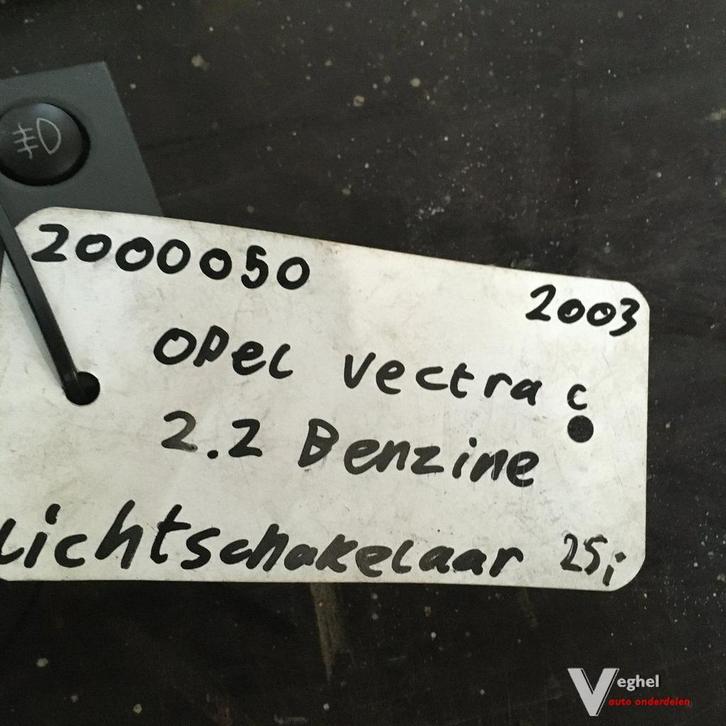 Opel vectra C  2.2 2003  Wagennr 2000050  Lichtschakelaar, Auto-onderdelen, Dashboard en Schakelaars, Gebruikt, Ophalen of Verzenden