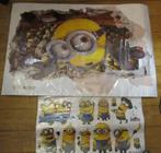 2 sticker vellen met Minions, Nieuw, Ophalen of Verzenden, Strip of Tekenfilm