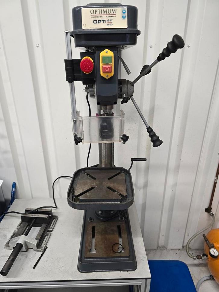 Optimum Kolomboormachine - Zo goed als nieuw!, Doe-het-zelf en Verbouw, Gereedschap | Boormachines, Zo goed als nieuw, Kolomboormachine