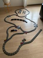 Grote lego duplo treinrails, brug en 6 wissels en treintjes, Zo goed als nieuw, Ophalen