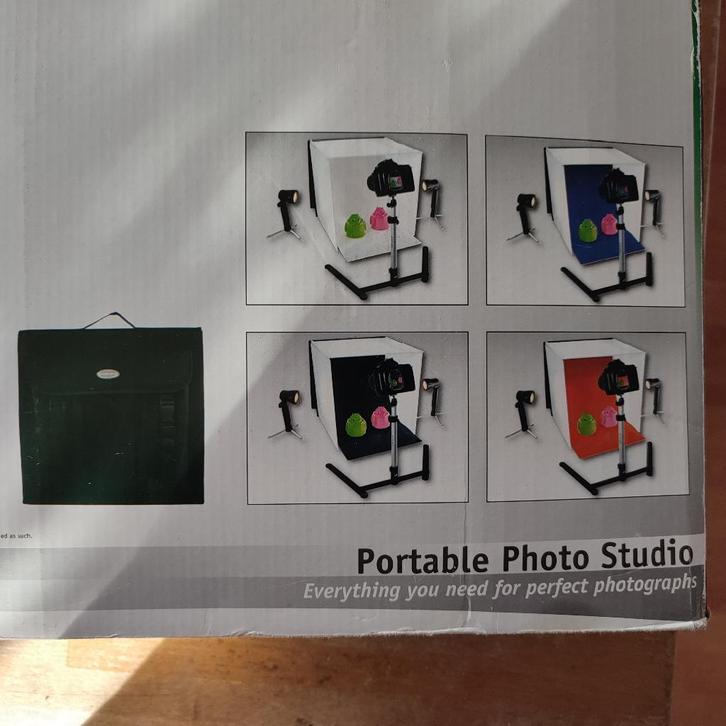 Portable Fotostudio., Audio, Tv en Foto, Fotografie | Fotostudio en Toebehoren, Gebruikt, Complete fotostudio, Ophalen of Verzenden
