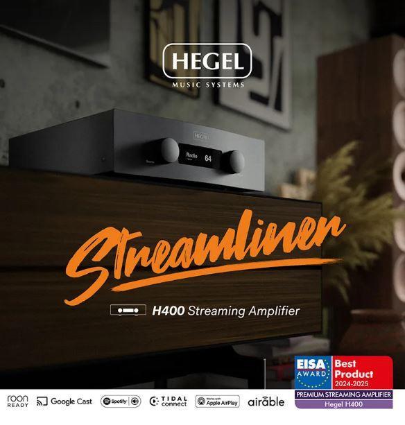 Hegel H400, Audio, Tv en Foto, Versterkers en Receivers, Zo goed als nieuw, Stereo, 120 watt of meer, Overige merken, Ophalen of Verzenden