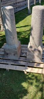Twee sier-dam beton palen, Tuin en Terras, Ophalen, Zo goed als nieuw