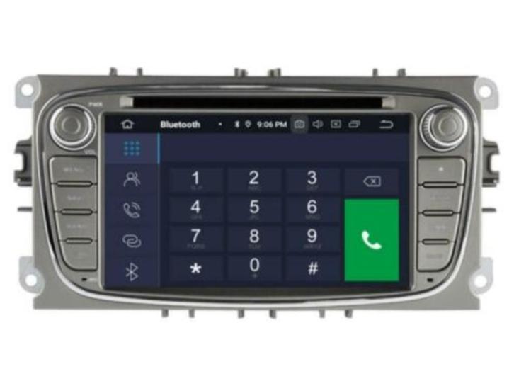 Navigatie Ford Focus 2007-2012 android 14 64gb apple carplay, Auto diversen, Autoradio's, Nieuw, Ophalen of Verzenden