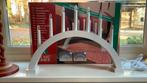 Konstsmide kaarsenbrug wit met 7 lampjes, Diversen, Kerst, Ophalen of Verzenden
