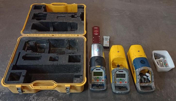Spectra 1x DG711 en 2x DG511 rioollaser, pijplaser, Doe-het-zelf en Verbouw, Meetapparatuur, Gebruikt, Overige meters, Ophalen of Verzenden