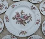 Johnson Brothers Devon Sprays Multicolor Gebak Stel + Bonbon, Nieuw, Ophalen of Verzenden, Bord(en), Wedgwood