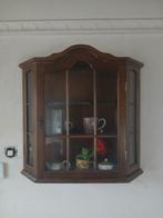Vintage Vitrinekast, Huis en Inrichting, Kasten | Vitrinekasten, Minder dan 50 cm, Glas, Vintage, Ophalen of Verzenden