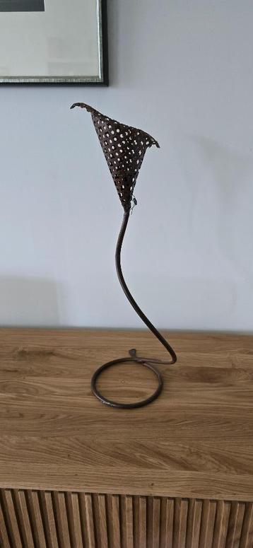 Kandelaar - waxine houder - metaal - 52 cm beschikbaar voor biedingen