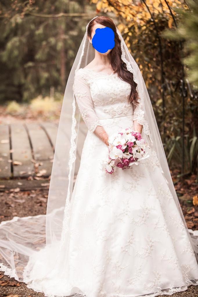 Prachtige Custom Made Bruidsjurk met Spaanse sluier,hoepel, Kleding | Dames, Trouwkleding en Trouwaccessoires, Zo goed als nieuw