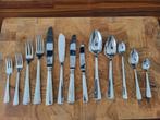 Haags lofje sola 100 verzilverd bestek 12 persoons 172 delig, Ophalen of Verzenden, Zo goed als nieuw, Vaatwasserbestendig, Zilver
