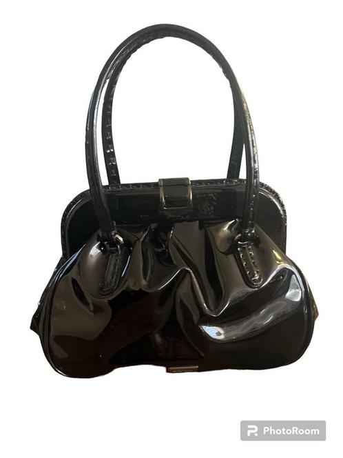 Giorgio Armani handtas, Sieraden, Tassen en Uiterlijk, Tassen | Damestassen, Gebruikt, Handtas, Zwart, Ophalen of Verzenden