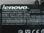 Lenovo Laptop accu. 7,4 volt 4,6 Ah, Ophalen of Verzenden, Gebruikt, Lenovo