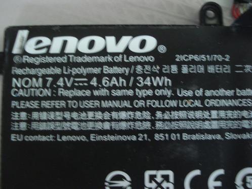 Lenovo Laptop accu. 7,4 volt 4,6 Ah, Computers en Software, Accu's en Batterijen, Gebruikt, Ophalen of Verzenden