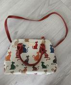 Zeer nette 'Signare' dames handtas Cheeky Cat, prijs 20 euro, Sieraden, Tassen en Uiterlijk, Tassen | Damestassen, Ophalen, Zo goed als nieuw