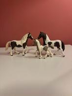 Schleich paarden+veulen. Ras pinto en tinker (13830, 13774), Ophalen of Verzenden, Zo goed als nieuw, Paard, Beeldje of Figuurtje