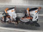 ABEC skeeler, Rollerblade, wit/geel-gris, maat 44, Gebruikt, Dames, Inline skates 4 wielen, Ophalen