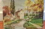 Olieverf schilderij W. Zaalberg 1952, Antiek en Kunst, Kunst | Schilderijen | Klassiek, Ophalen