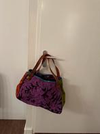 Mooie Batik tas (groot), Ophalen of Verzenden, Zo goed als nieuw, Paars