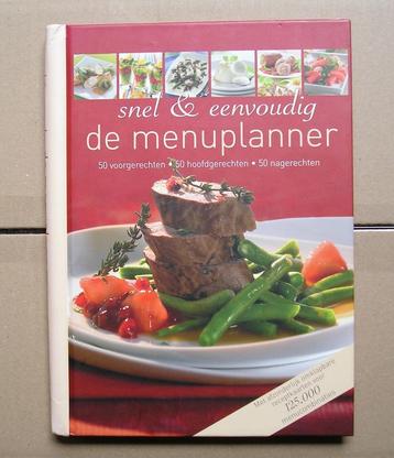 De Menuplanner - snel & eenvoudig. 125.000 menucombinaties. beschikbaar voor biedingen