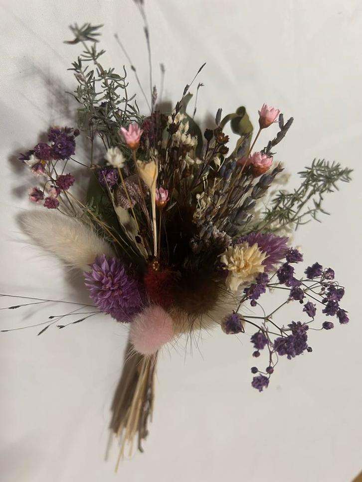 Droogbloemen Corsage, Huis en Inrichting, Woonaccessoires | Droogbloemen, Zo goed als nieuw, Ophalen of Verzenden