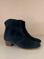 Gabor donker blauw suede enkellaarsjes maat 39, Ophalen of Verzenden, Gedragen, Blauw