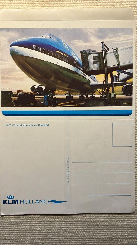 Luchtvaart vliegtuig luchtpost briefpapier  KLM, Verzamelen, Luchtvaart en Vliegtuigspotten, Ophalen of Verzenden