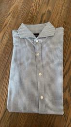 Hugo Boss overhemd: mt:40 Slim Fit, Blauw, Zo goed als nieuw, Hugo Boss, Halswijdte 39/40 (M)