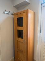 Nette kast met verlichting, Ophalen, Met plank(en), Eikenhout, 50 tot 100 cm